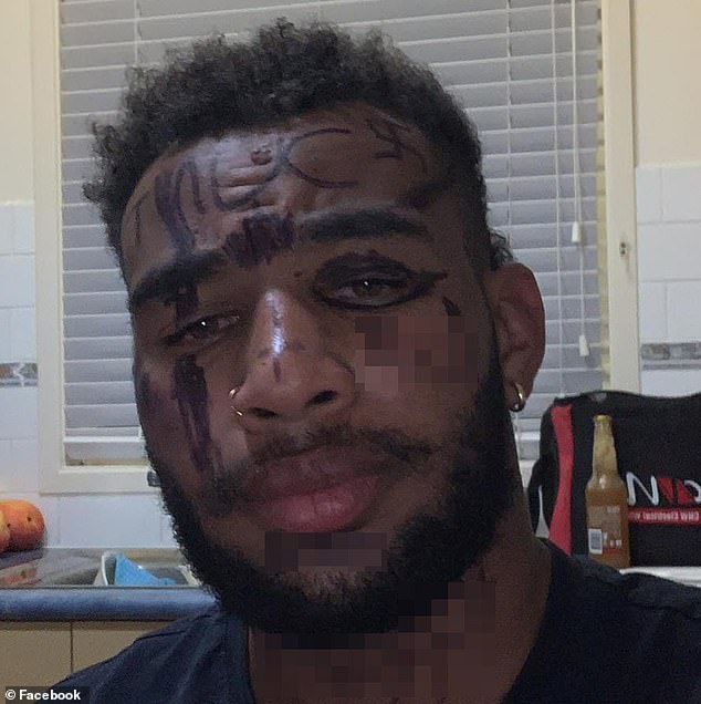 His social media shows that Marquis 'Kees' Monte Rex Mack likes to tag himself with permanent marker.