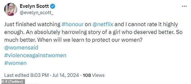 Many viewers have been shocked and distraught by what they've seen since the show dropped on Netflix and have taken to X, formerly Twitter, to share their thoughts.