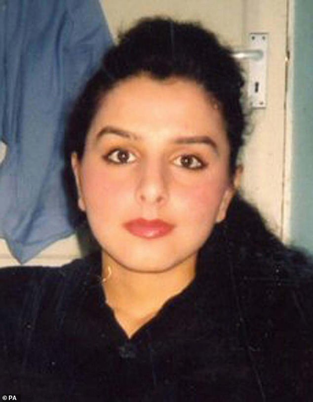 The re-creation tells the story of Detective Inspector Caroline Goode's passionate quest to discover the fate of Banaz (pictured above), an Iraqi Kurdish woman from South London, after she goes missing.