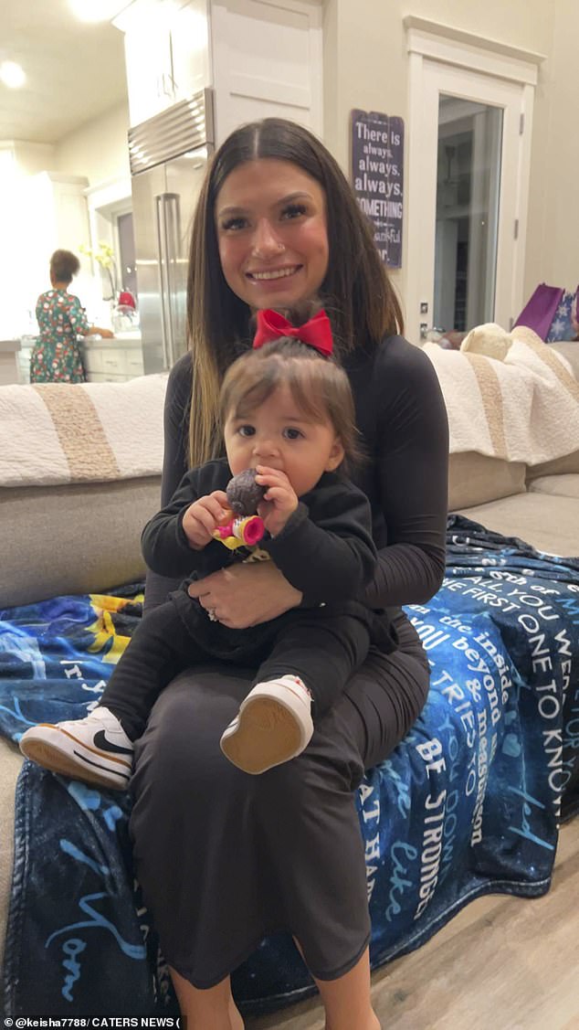 The stay-at-home mom has also amassed more than 150,000 followers on TikTok.