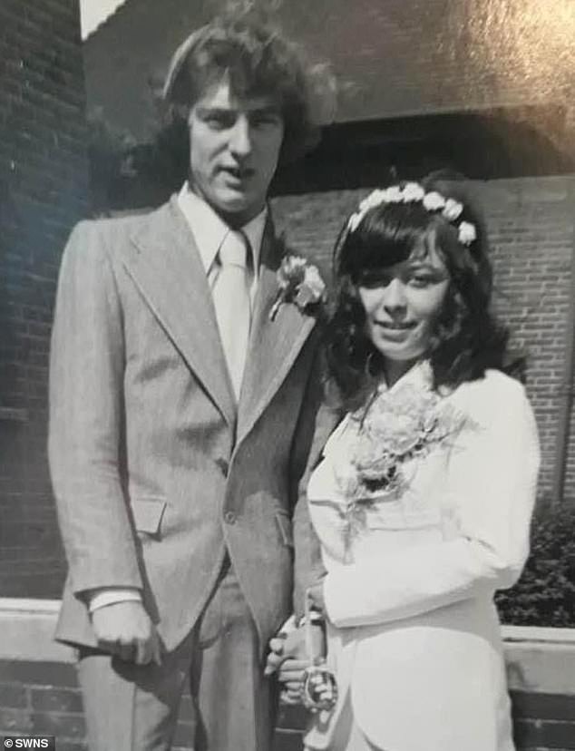 Chris was a milkman when he met Lynne while making his rounds and they married in June 1972.