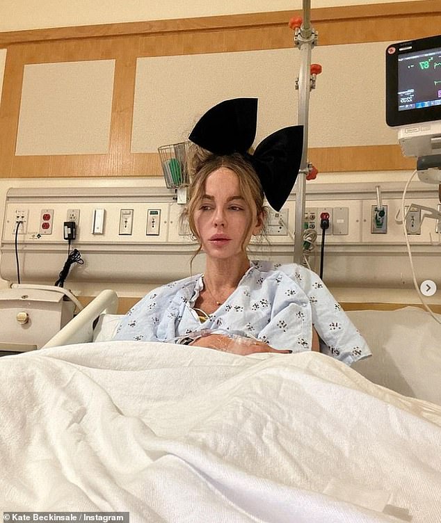 At the time, Kate did not reveal why she was in the hospital.