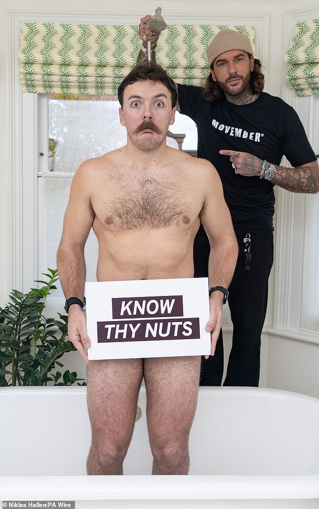 Internet personality Sam Cornforth and former TOWIE star Pete Wicks have teamed up with Movember ahead of Testicular Cancer Awareness Month in April