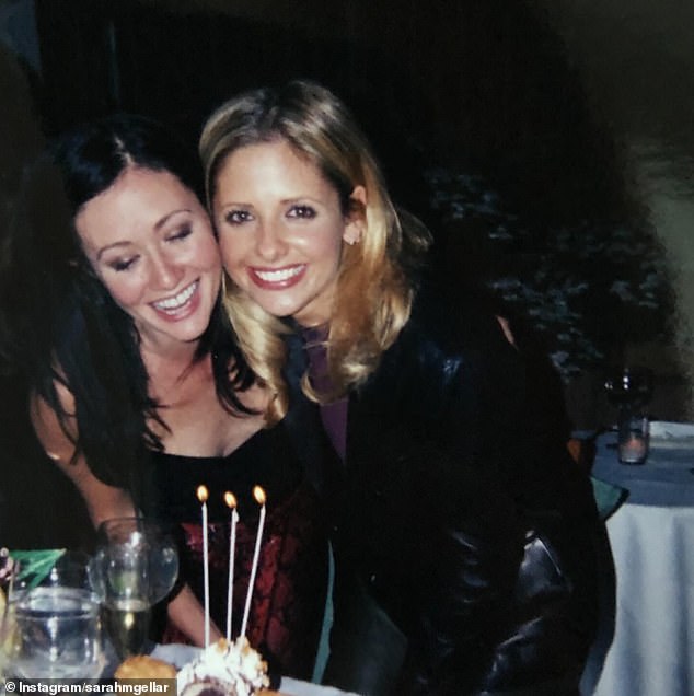 Sarah and Shannen pictured together in happier times