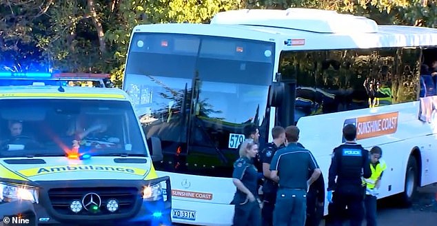 The fatal bus crash on Queensland's Sunshine Coast also sent another person to hospital