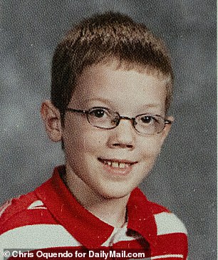 Crooks is shown here in his elementary school yearbook photo from 2013-2014.