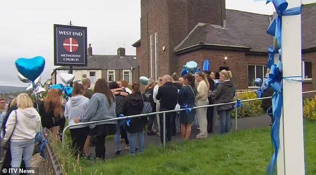 A vigil for Jay, where tearful friends gathered and paid tribute to the teenager.