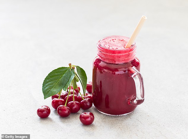 Cherry juice can help reduce inflammation and improve sleep quality.