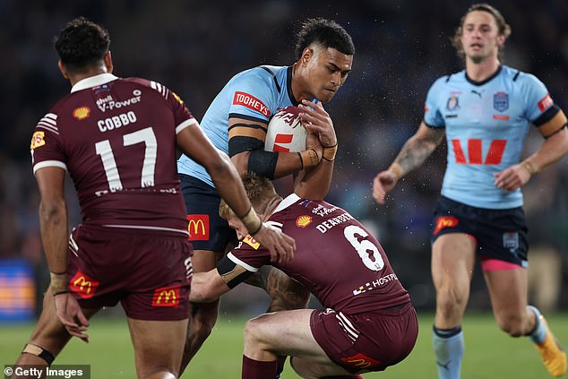 The Sea Eagles back-row featured for the Blues in the first two games of the series but was overlooked by coach Michael Maguire for the decider.