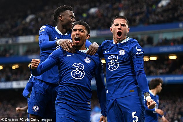 Chelsea defender Wesley Fofana (centre), who also plays for France, expressed his disgust at the video. He is one of three Blues players who unfollowed Fernandez on Instagram