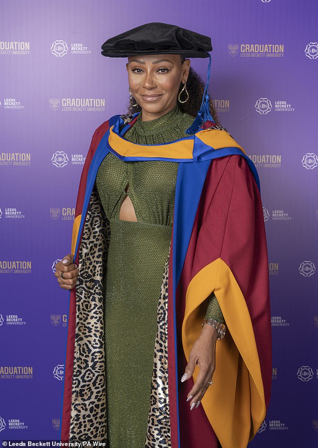 Scary Spice said receiving an honorary doctorate is 