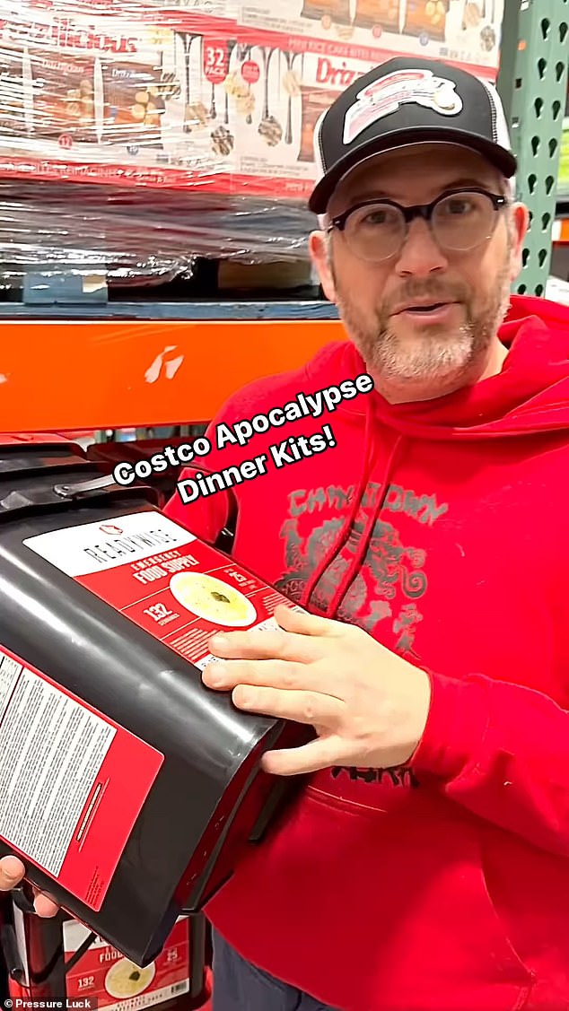 Cookbook author Jeffrey Eisner posted a video on Instagram about the Readywise buckets after seeing them at his local Costco on June 30.