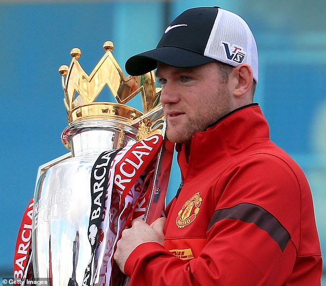 With United, Rooney (above) lifted five Premier League titles and was instrumental in each of them.