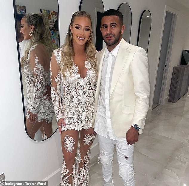 The couple previously announced their engagement on Instagram in July 2021, with Riyad reportedly proposing with a £400,000 ring.