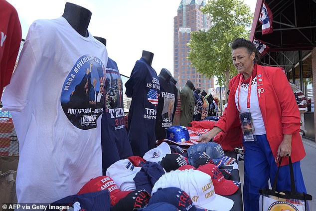 Vendors have made a healthy trade of merchandise at the convention in Milwaukee, Wisconsin