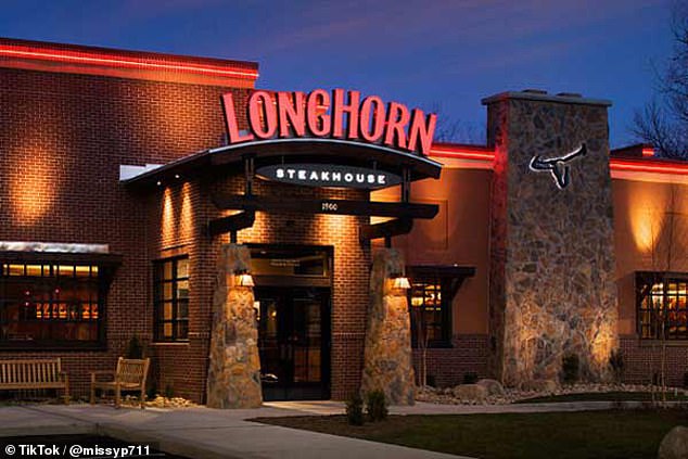 A restaurant manager confirmed to DailyMail.com that the altercation occurred at the LongHorn Steakhouse in Panama City Beach, Florida, but said he could not comment. 