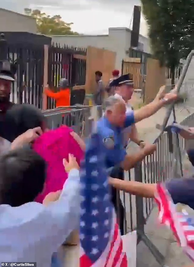 Local residents of Bensonhurst, Brooklyn were seen protesting against a possible homeless shelter