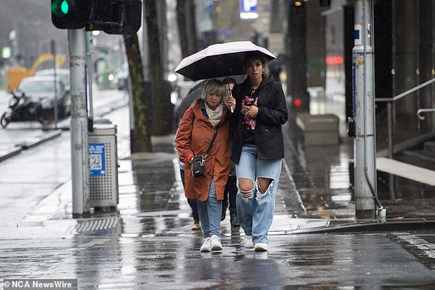 Wet weather conditions are expected in Melbourne, Canberra, Hobart, Adelaide and Perth.