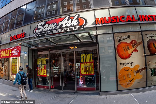 Iconic family music company Sam Ash also filed for bankruptcy earlier this year.