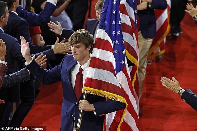 The brothers were slapped and punched as they entered the convention hall.