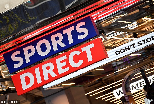 On the rise: Shares in Frasers, which owns Sports Direct, rose more than 9% on Thursday