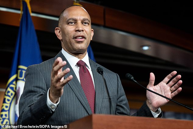 House Minority Leader Hakeem Jeffries has expressed concerns about Biden's chances in November.