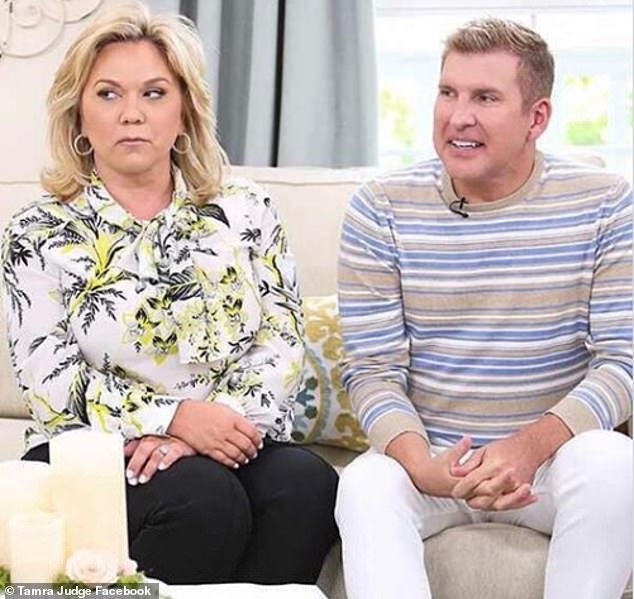 Todd Chrisley, 55, and his wife Julie, 51, were sentenced to a total of 19 years in federal prison for financial crimes, including bank fraud and wire fraud (pictured, Chrisley Knows Best)