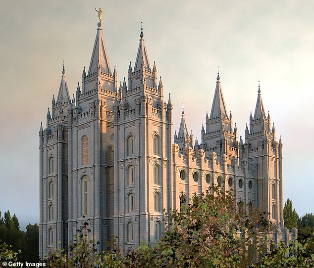 He recently took to YouTube to reveal the shocking events taking place within the temple walls. Pictured: Temple in Salt Lake City, Utah