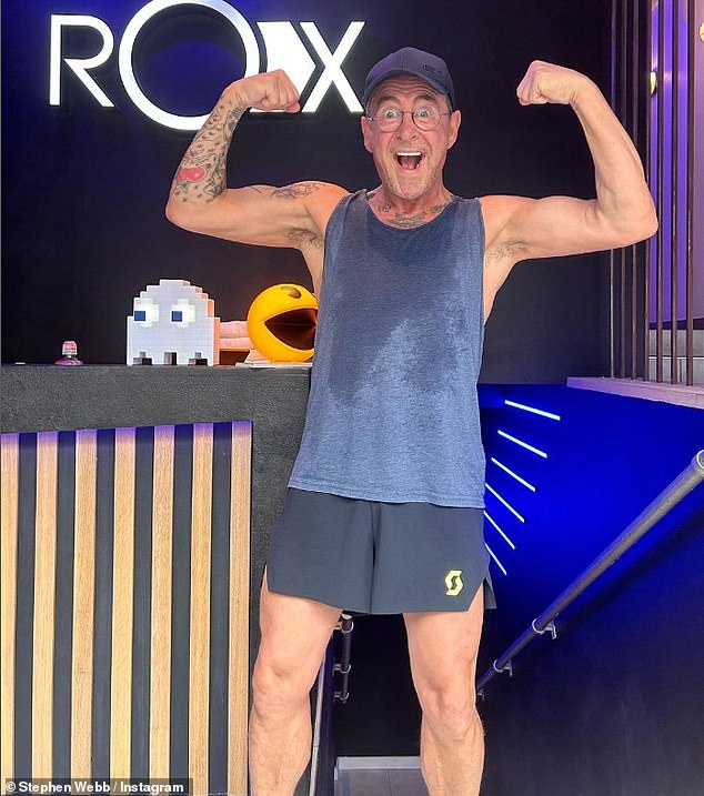 The Gogglebox star, 52, has embarked on a fitness journey last year after revealing that his low testosterone levels left him feeling 