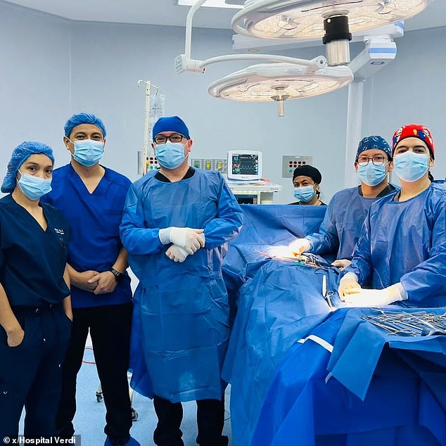 The surgical team only needed 45 minutes to remove two pounds of hair that accumulated in the stomach of a 24-year-old woman in Ecuador