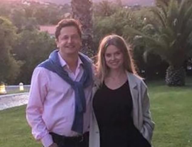 During their lockdown romance, actress Alice Eve (right) posted this photo of herself with Peter Czernin (left) on social media, but it was later deleted.