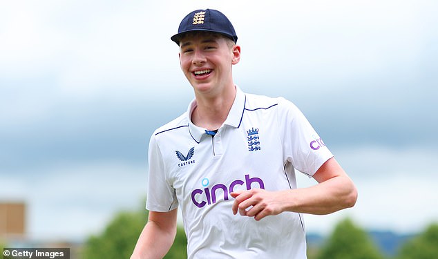 Freddie's son Rocky appears to be following in his father's cricketing footsteps after scoring a superb century for England's Under-19s on the third day of their second unofficial Test against Sri Lanka on Thursday.