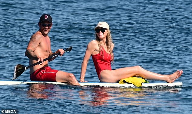 Ricky paddled while Katie enjoyed the stunning views.