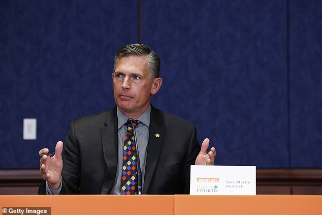 Martin Heinrich of New Mexico became the third Democratic senator to call on President Biden to drop out of the race.