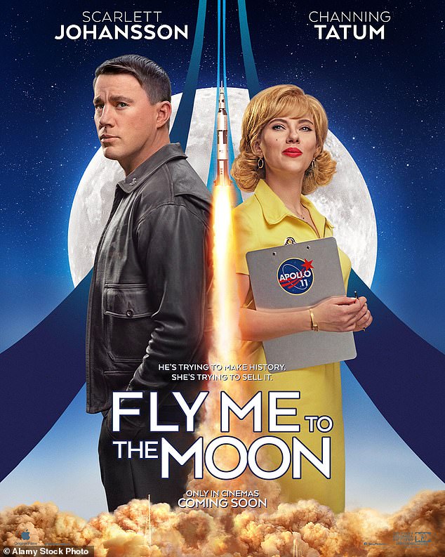 The beauty's new film is titled Fly Me To The Moon with Channing Tatum