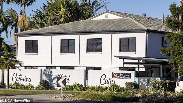 Ballina Homestead Motel, where the siege took place on Friday afternoon