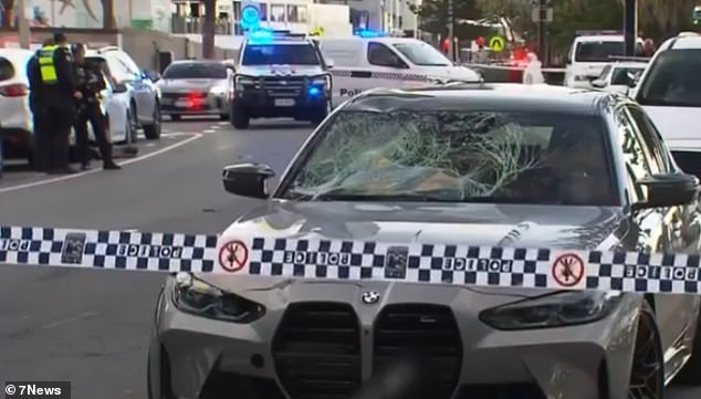 A BMW hit a woman while she was riding her scooter in Surfers Paradise