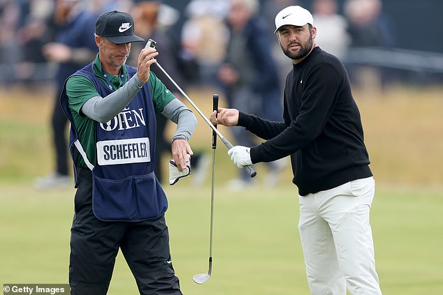 Scheffler revealed that Scott, who has been with his caddie since 2021, is battling food poisoning.