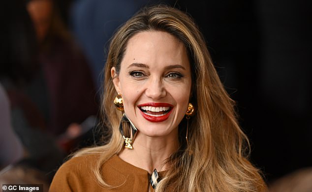 Angelina Jolie, pictured in April 2024, has been blamed for widening the rift between her daughter and her ex-husband.