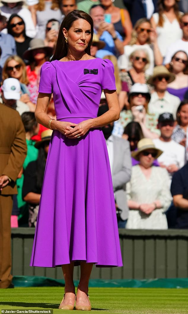 The Princess of Wales appeared in public again at Wimbledon last Sunday, just hours after the attempted assassination of Donald Trump.