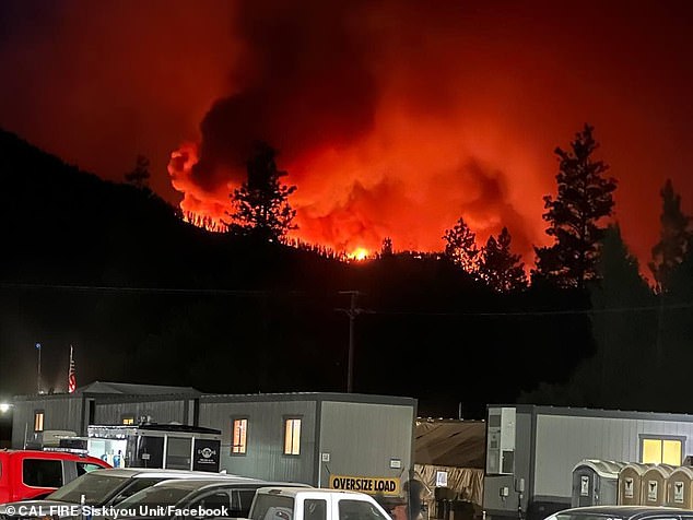 Nearly 4,000 firefighters are working to contain the Shelly Fire, with rescuers arriving from as far away as Maine, many ending up in downtown Etna.