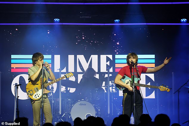 Sydney pop-rock band Lime Cordiale (pictured) put on a spectacular performance at Liberty Hall on Friday night.