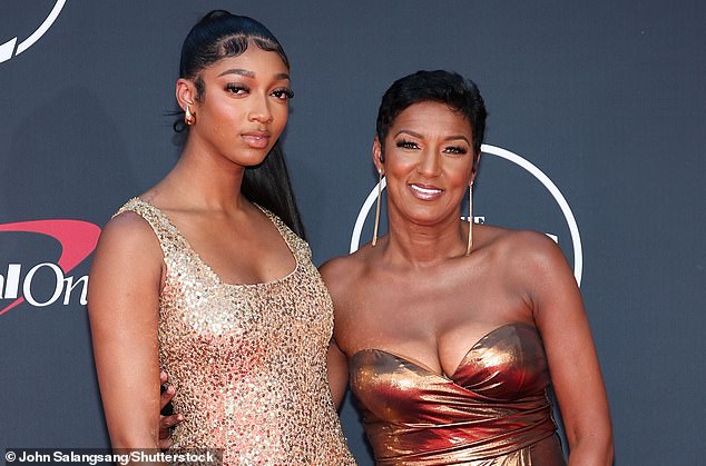 Angel Reese and her mother, Angel, were spotted on the red carpet at last year's ESPYs.