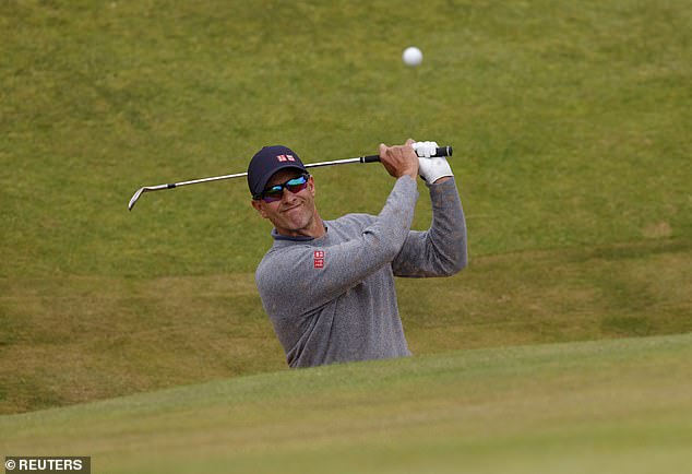 A bunker problem at Postage Stamp cost Australian Adam Scott a double bogey