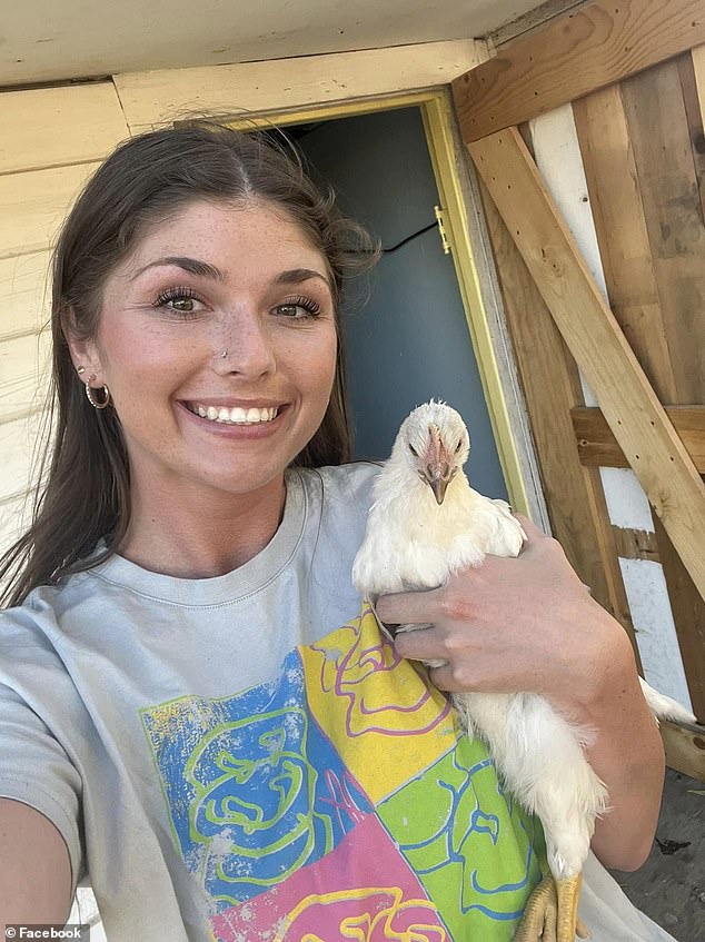 Dindia was driving the boat towing Kaileigh Seidel (pictured) on the Willamette River in Oregon on June 22 when they veered off course and she collided with another boat.