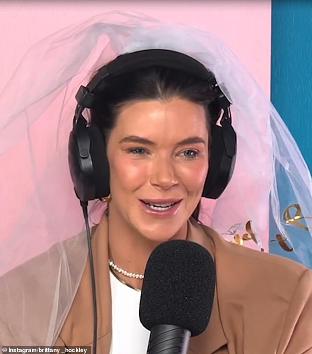 Experts say the Australian podcast scene could be in for a major shake-up that puts celebrity podcasts at risk of being axed amid a drop in listenership (pictured: Brittany Hockley)