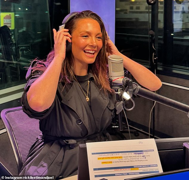 Veteran presenters Ricki-Lee Coulter, Tim Blackwell and Joel Creasey still hosted their show from Sydney and Melbourne after coming up with some makeshift solutions to ensure they got on air.