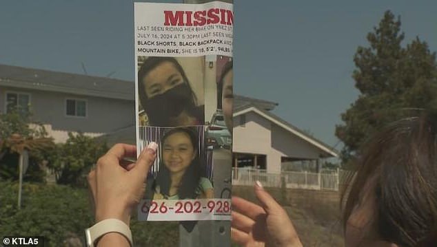 The family has been posting flyers around Monterey Park in hopes that someone will recognize the Mark Keppel High School student.