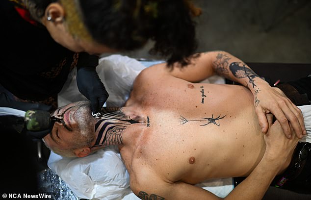 The Tattoo Expo, which has been held for 15 years, attracts around 60,000 people through its doors.