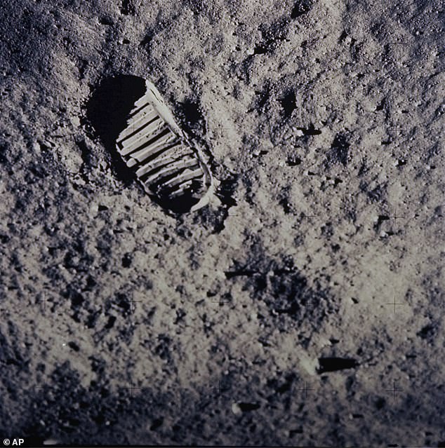 Today marks the 55th anniversary of the epic Apollo 11 moon landing, in which Neil Armstrong became the first human to walk on the lunar surface. The image is believed to show the first footprint of Armstrong's boot on the Moon.